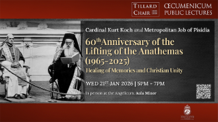 60th anniversary of the lifting of the excommunications of 1054